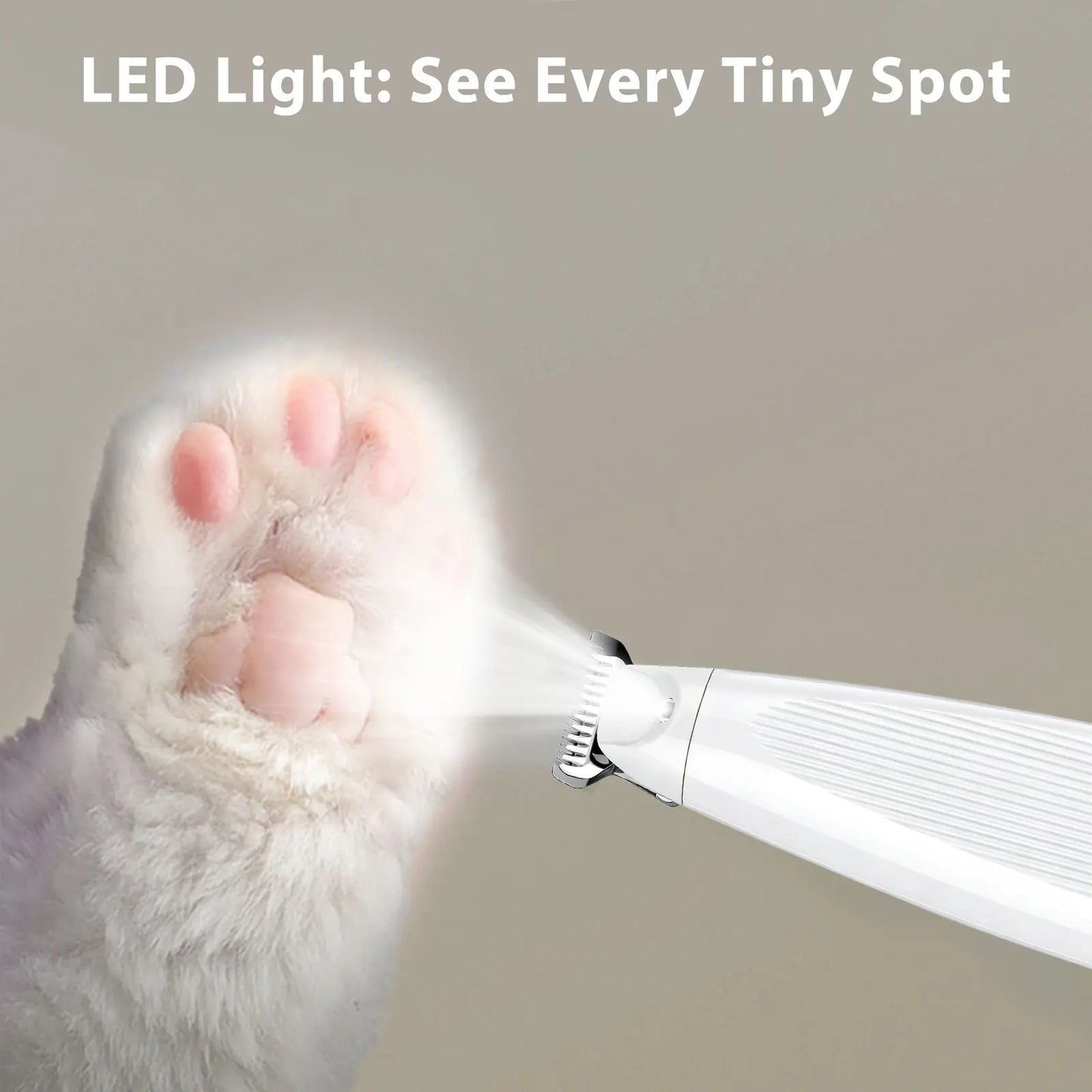 Ultimate GOYJOY Pet Micro Precision Trimmer - Waterproof Rechargeable Grooming Shaver with LED Light for Small Dogs & Cats - Quiet, Efficient, and Safe for Paws, Eyes, Ears, and Buttocks