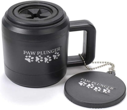 Paw Plunger: The Ultimate Portable Dog Paw Cleaner for Happy, Clean Paws - Perfect for Medium Dogs - Stylish Black Design