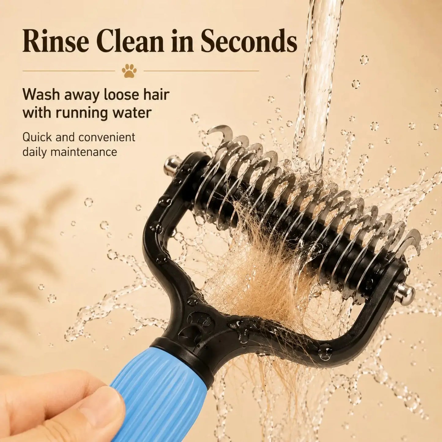 Fur-tastic Tangle Terminator: The Stainless Steel Whisker Whisperer for Furry Houdinis!