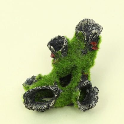 Resin Breeding Hiding Cave Simulation Shrimp Cave House Decorative Props Tree House Shelter Crafts Arts for Aquarium Landscaping