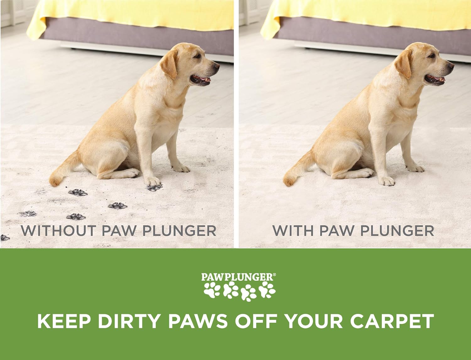 Paw Plunger: The Ultimate Portable Dog Paw Cleaner for Happy, Clean Paws - Perfect for Medium Dogs - Stylish Black Design