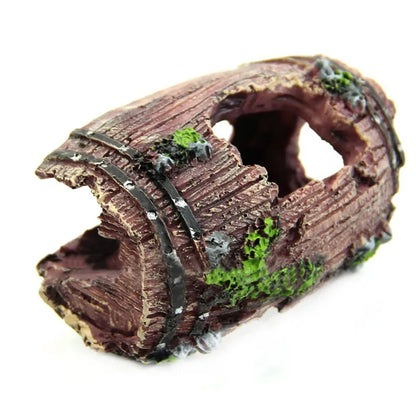 Aquarium Artificial Barrel Cave Resin Ornaments Decorations Landscaping Accessories for Fish Tank Aquarium Decoration Background