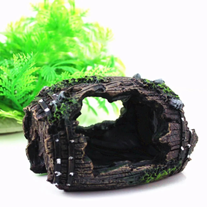 Aquarium Artificial Barrel Cave Resin Ornaments Decorations Landscaping Accessories for Fish Tank Aquarium Decoration Background