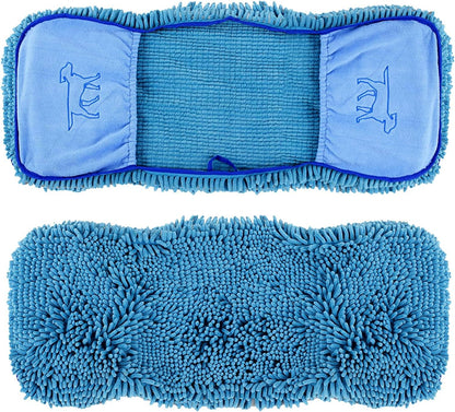 Ultra Absorbent Microfiber Dog Towel - Quick Drying, Extra Large Size with Comfortable Hand Pockets for All Breeds